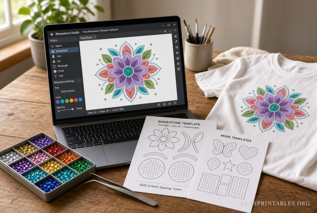 Free Rhinestone Template Software (4)
