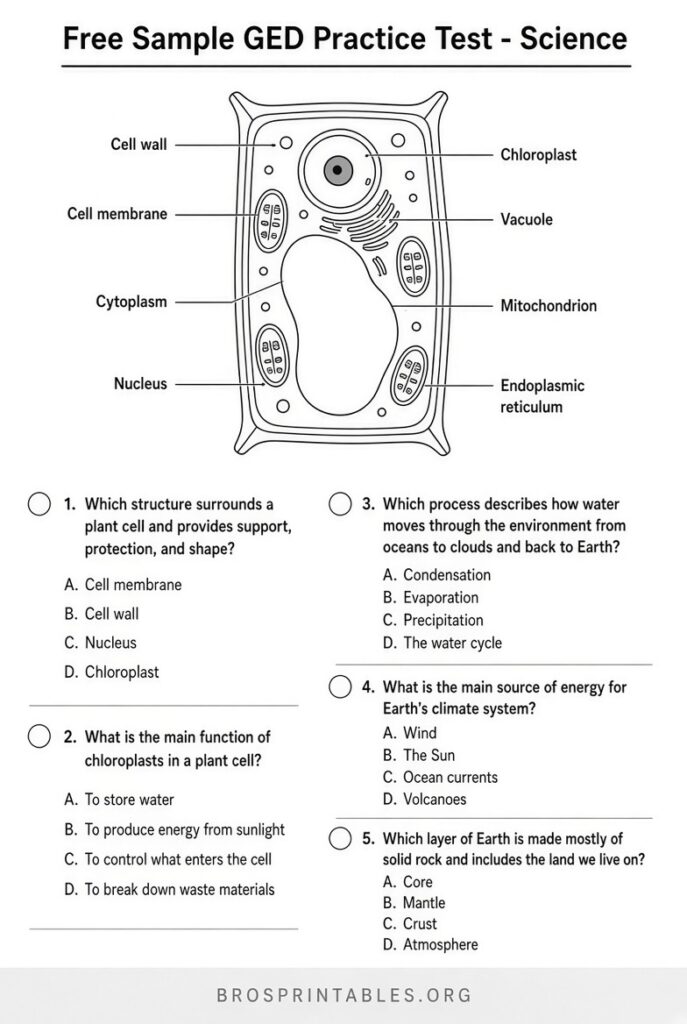 Free Sample Ged Test Printable (2)