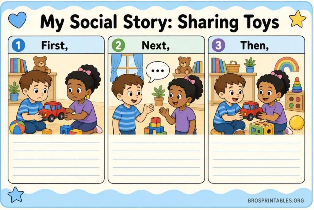 Free Social Story Templates (1)