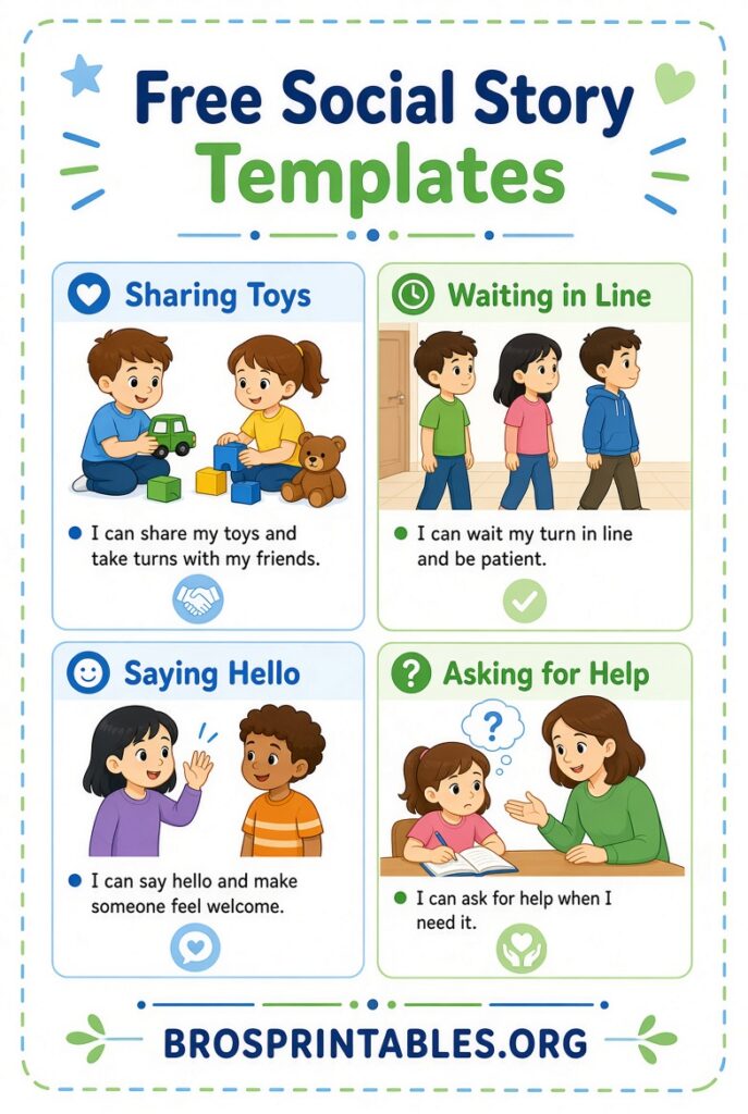 Free Social Story Templates (2)