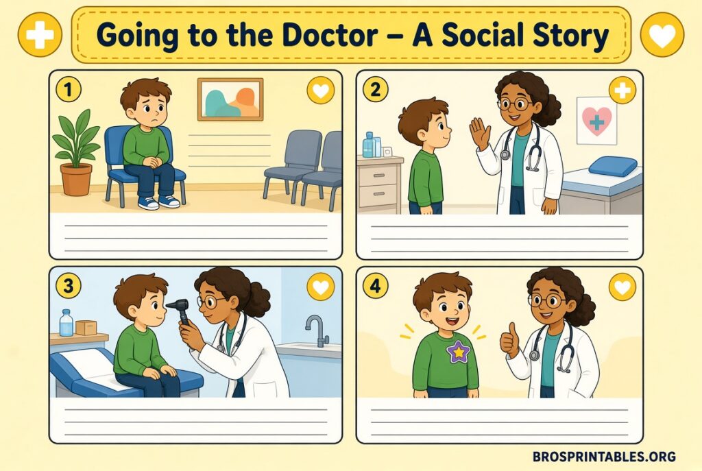 Free Social Story Templates (4)
