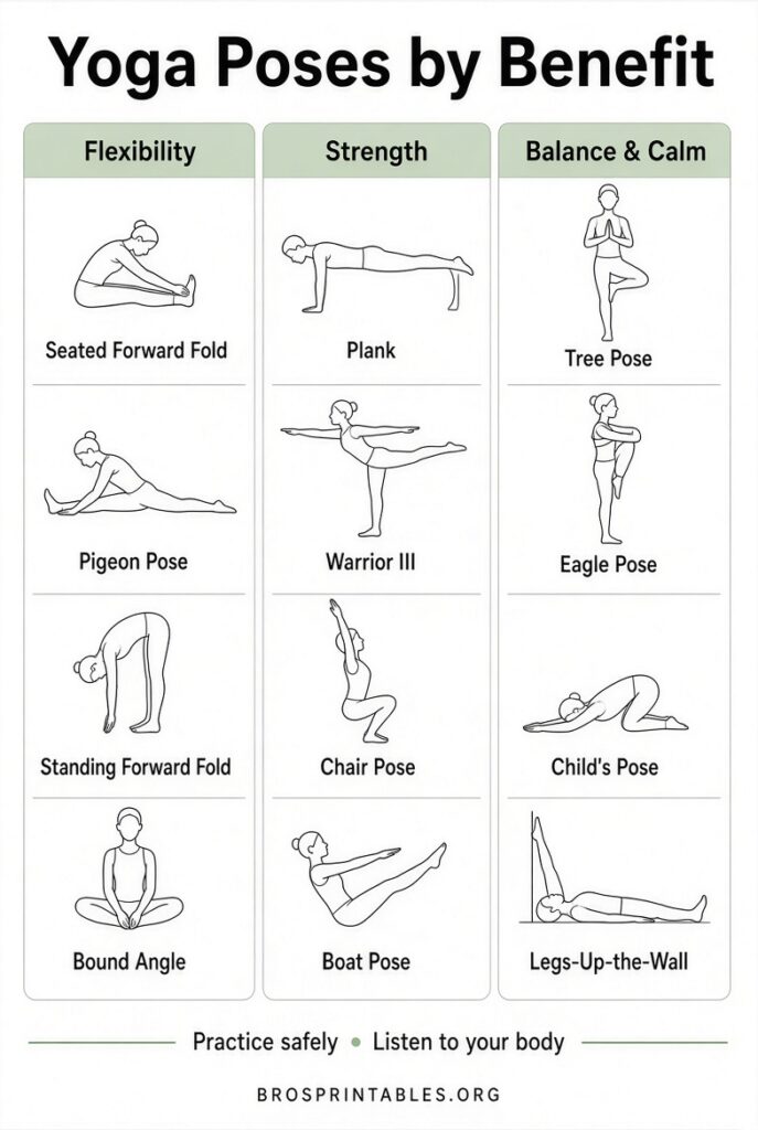 Free Yoga Poses Printable (3)